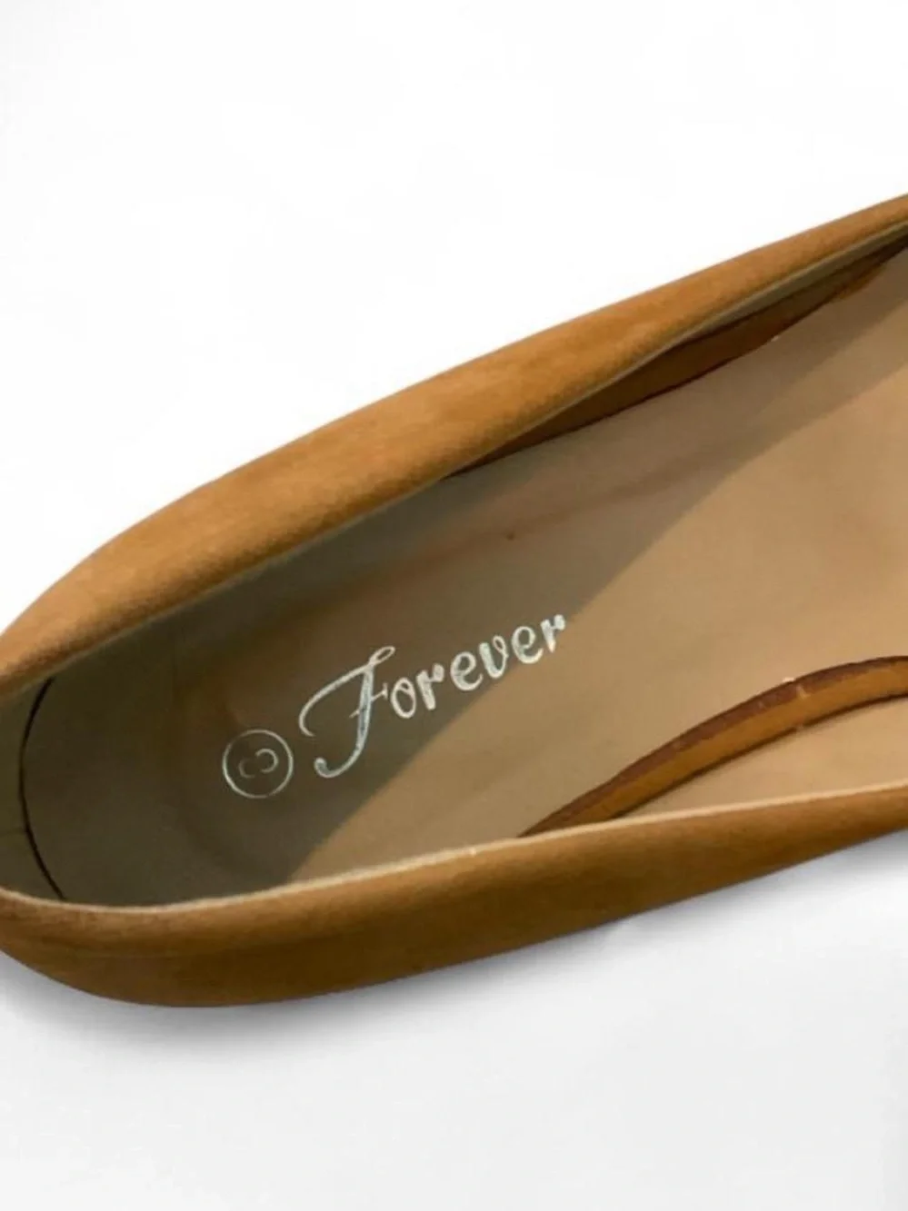 Women’s Tan Suede Wedge Pumps in size 8